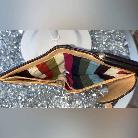 Coach vintage 65th Anniversary legacy Vachetta Woven Kisslock Wallet - Picture 8 of 10